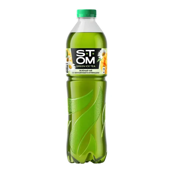 Холодный чай Стом зелёный, манго и ромашка 0,5 л