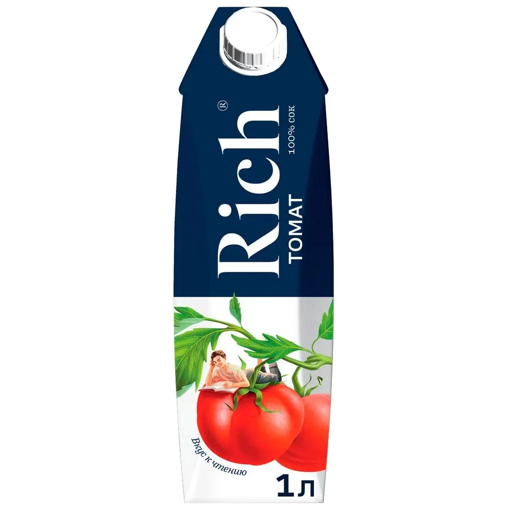 Сок Rich томатный 1 л