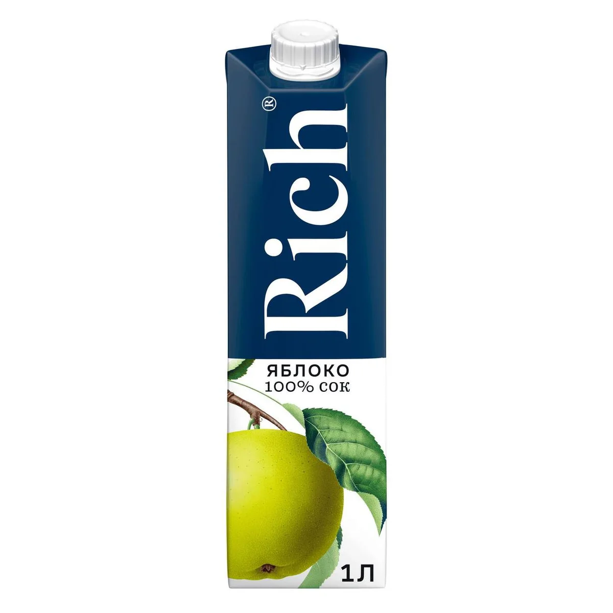Сок Rich яблочный 1 л
